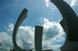 View of the monument Sir Donald Sangster